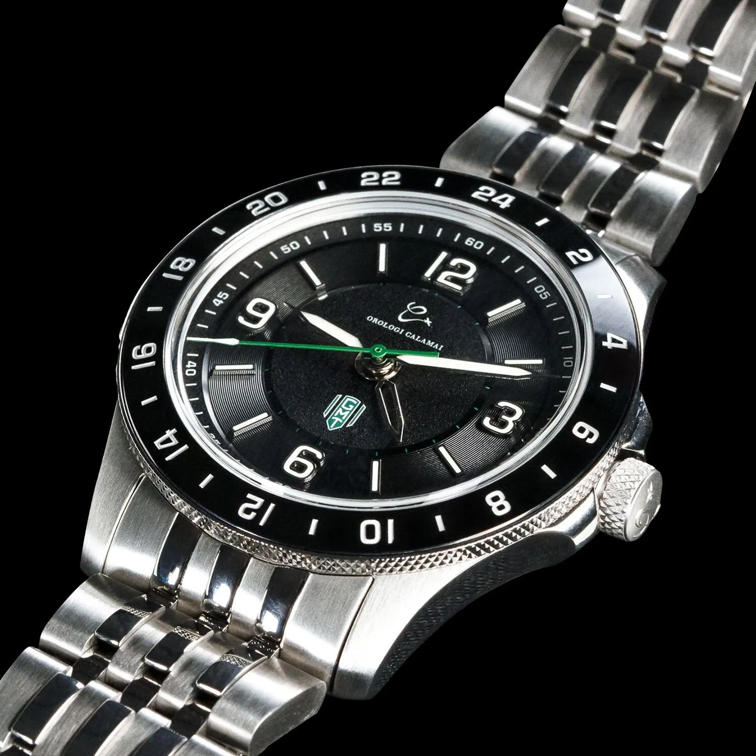Dettaglio del quadrante GMT, still life Koral